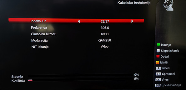 Navodila: 3. korak